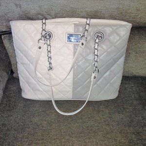 Pink & Taupe Nine West Large Tote